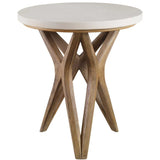 Marnie Side Table, Warm Oatmeal