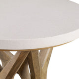 Marnie Side Table, Warm Oatmeal