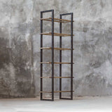 Olwyn Etagere, Aged Steel-Furniture - Storage-High Fashion Home
