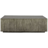 Kareem Coffee Table, Metallic Gray