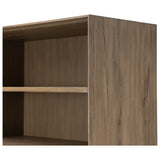 Leo Bookcase, Rustic Grey Veneer by Four Hands — DET_1