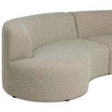 Opal Outdoor 3 Piece Sectional, Hayes Smoke by Four Hands