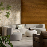 Opal Outdoor 3 Piece Sectional, Hayes Smoke by Four Hands