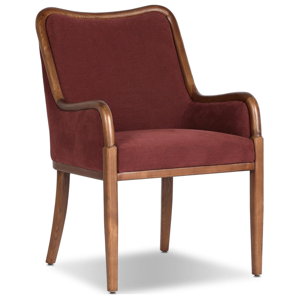 Hollen Dining Chair, Broadway Bordeaux by Amber Lewis x Four Hands — PRM_1