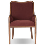 Hollen Dining Chair, Broadway Bordeaux by Amber Lewis x Four Hands — FRT_1