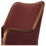 Hollen Dining Chair, Broadway Bordeaux by Amber Lewis x Four Hands — DET_1