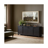 Fasano Media Console, Smoked Black Oak Veneer by Amber Lewis x Four Hands — ESS_1