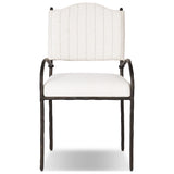 Clarance Outdoor Dining Chair, Alessi Linen by Amber Lewis x Four Hands — FRT_1