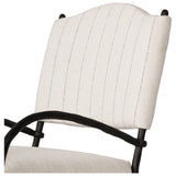 Clarance Outdoor Dining Chair, Alessi Linen by Amber Lewis x Four Hands — DET_1