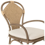 Goldie Outdoor Dining Chair, Vergo Cream by Amber Lewis x Four Hands — DET_1
