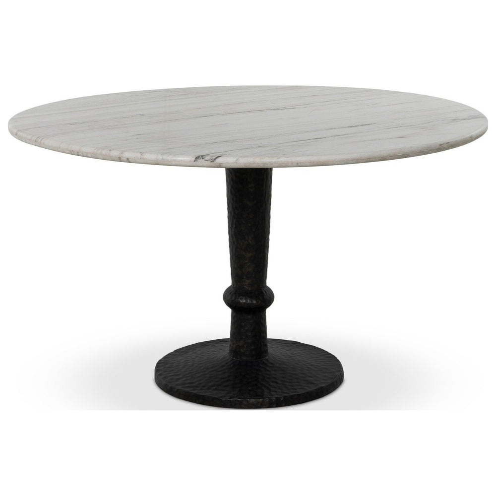 Evangeline Outdoor Dining Table, Striated Marble by Amber Lewis x Four Hands — PRM_1