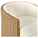 Alize Outdoor Swivel Chair, Barrie Natural by Amber Lewis x Four Hands — DET_1