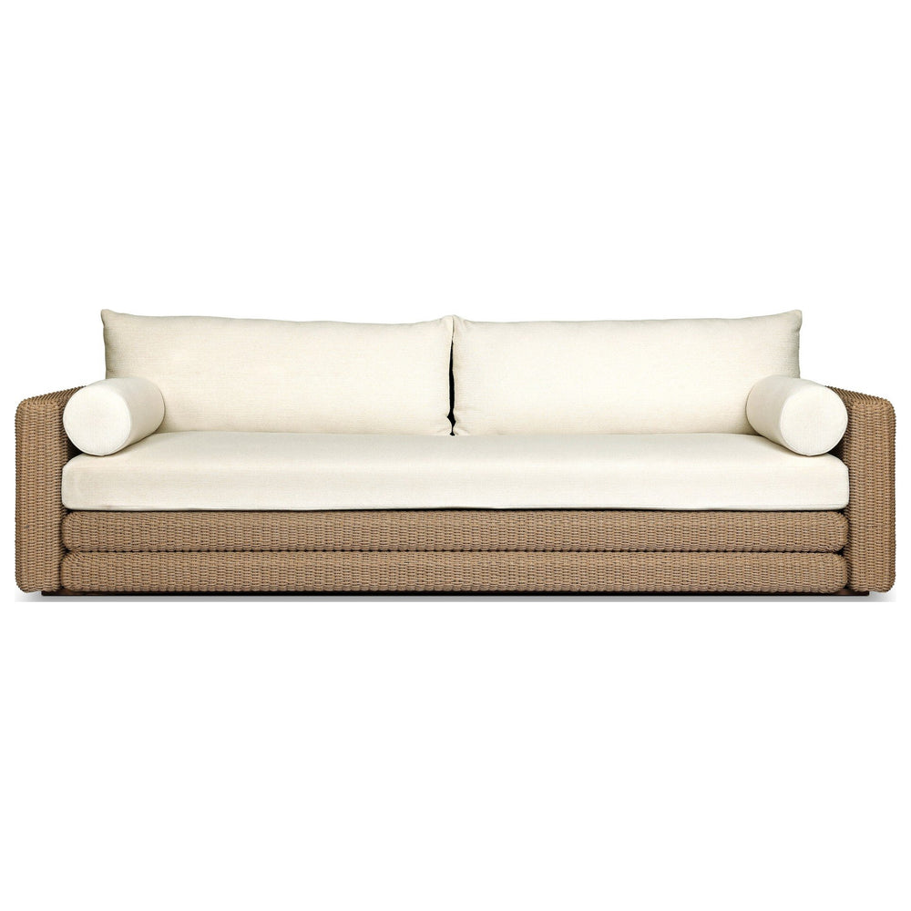 Mariselle Outdoor Sofa, Barrie Natural by Amber Lewis x Four Hands — FRT_1