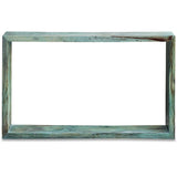 Teo Console Table, Blue-Green