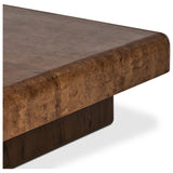 Palto Coffee Table, Dark Bark Paper by Four Hands — DET_1