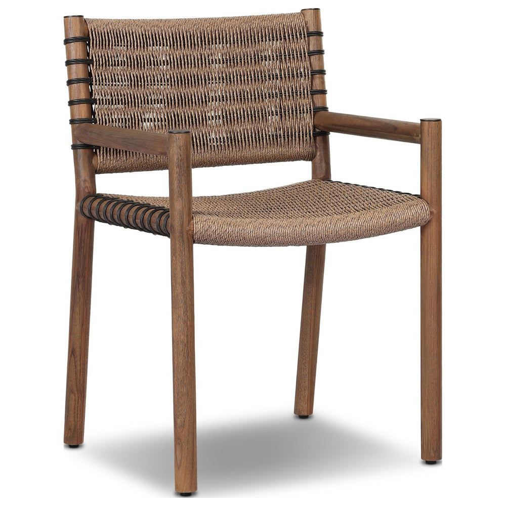 Pura Outdoor Dining Chair, Faux Dark Hyacinth by Four Hands — PRM_1