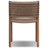 Pura Outdoor Dining Chair, Faux Dark Hyacinth by Four Hands — BCK_1
