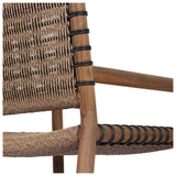 Pura Outdoor Dining Chair, Faux Dark Hyacinth by Four Hands — DET_1