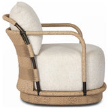 Osiris Outdoor Swivel Chair, Jasper Natural by Four Hands — SID_1