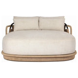 Osiris Outdoor Chaise, Jasper Natural by Four Hands — FRT_1