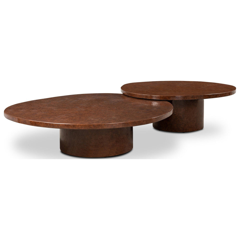 Fern Outdoor Nesting Coffee Tables, Cafe Concrete by Four Hands — PRM_1