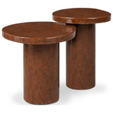 Fern Outdoor Nesting End Tables, Cafe Concrete by Four Hands — PRM_1