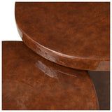 Fern Outdoor Nesting End Tables, Cafe Concrete by Four Hands — DET_1