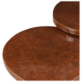 Fern Outdoor Nesting End Tables, Cafe Concrete by Four Hands — DET_1