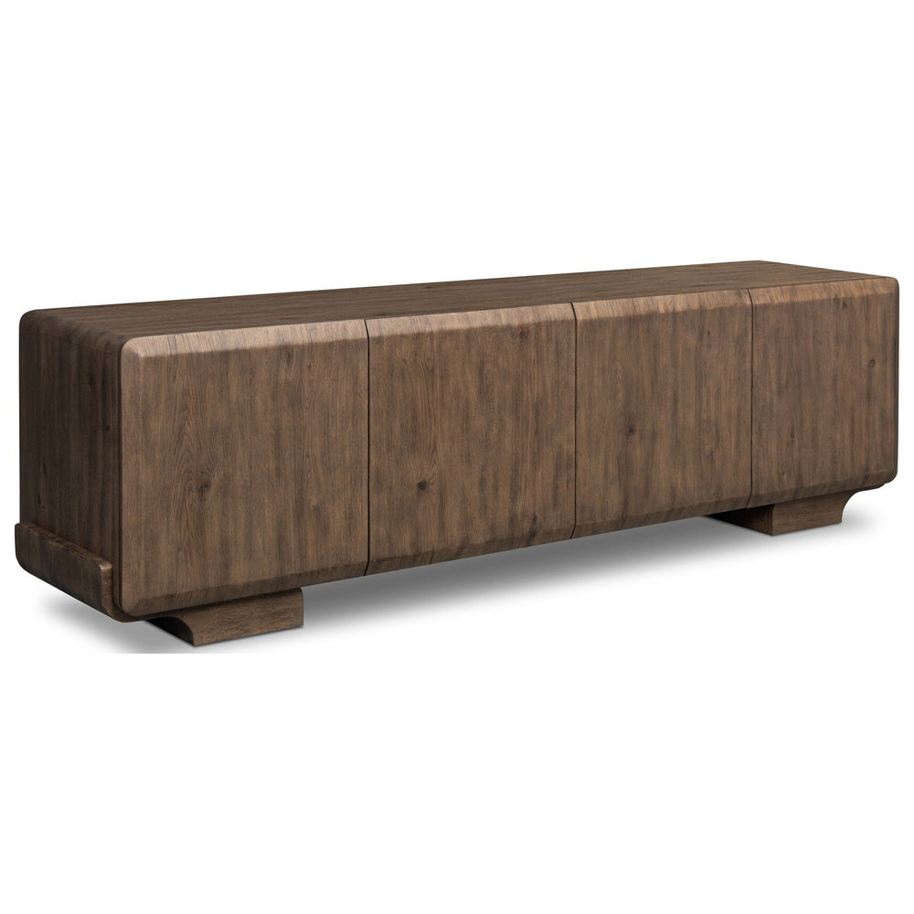 Giada Media Console, Grey Oak Veneer by Four Hands — PRM_1