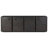Clemens Media Console, Dark Espresso Reclaimed French Oak by Four Hands — FRT_1