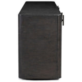 Clemens Media Console, Dark Espresso Reclaimed French Oak by Four Hands — SID_1