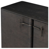 Clemens Media Console, Dark Espresso Reclaimed French Oak by Four Hands — DET_1