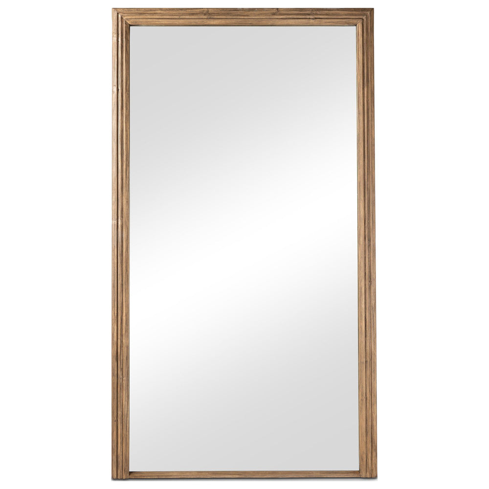 Roel Floor Mirror, Distressed Light Pine by Amber Lewis x Four Hands — PRM_1
