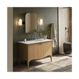 Chiara Single Wide Vanity, Satin Light Wash Oak Veneer by Four Hands — ESS_1