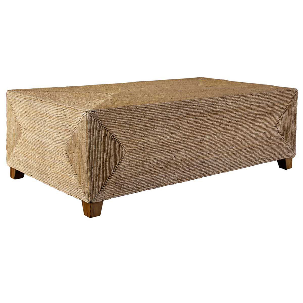 Rora Rectangular Coffee Table, Natural-Furniture - Accent Tables-High Fashion Home
