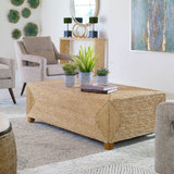 Rora Rectangular Coffee Table, Natural-Furniture - Accent Tables-High Fashion Home