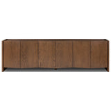 Naven Media Console, Brown Oak Veneer by Four Hands — FRT_1