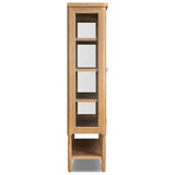 Francesca Vitrine Cabinet, Distressed Oak by Four Hands — SID_1