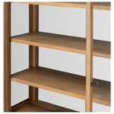 Francesca Vitrine Cabinet, Distressed Oak by Four Hands — DET_1