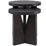 Nadette Nesting Tables, Set of 2, Espresso-Furniture - Accent Tables-High Fashion Home