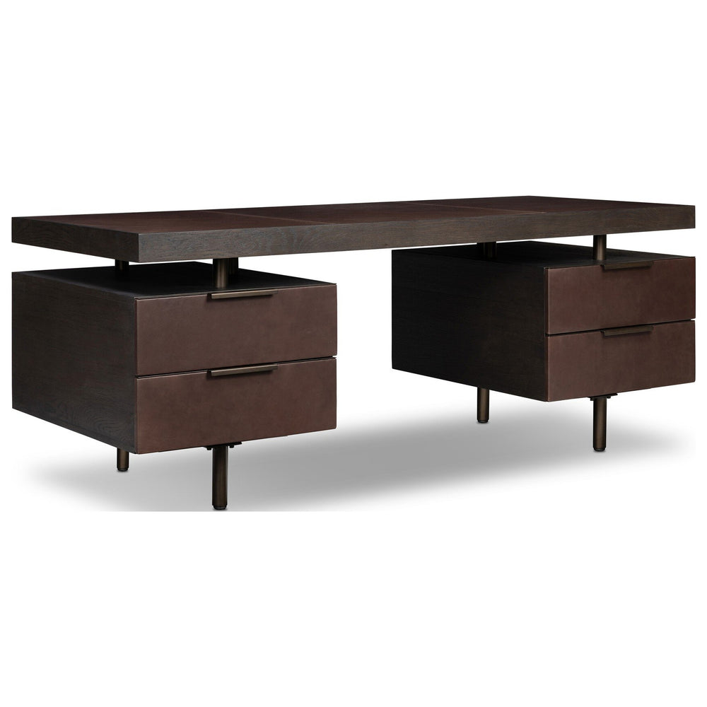 Belfast Desk, Smoked Black Oak Veneer by Four Hands — PRM_1