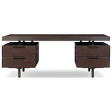 Belfast Desk, Smoked Black Oak Veneer by Four Hands — FRT_1