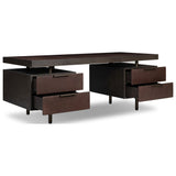 Belfast Desk, Smoked Black Oak Veneer by Four Hands — OPN_1