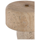 Taos Cordless Table Lamp, Natural Travertine by Four Hands — DET_1