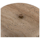 Taos Cordless Table Lamp, Natural Travertine by Four Hands — DET_1