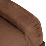 Voller Leather Chair, Nubuck Tobacco by Four Hands