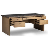 Garrison Desk, Drifted Oak Thin Veneer by Four Hands — OPN_1