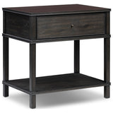 Patterson Nightstand, Smoked Black Veneer by Amber Lewis x Four Hands — PRM_1