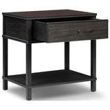 Patterson Nightstand, Smoked Black Veneer by Amber Lewis x Four Hands — OPN_1