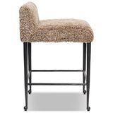 Corla Counter Stool, Taupe Shearling by Four Hands — SID_1
